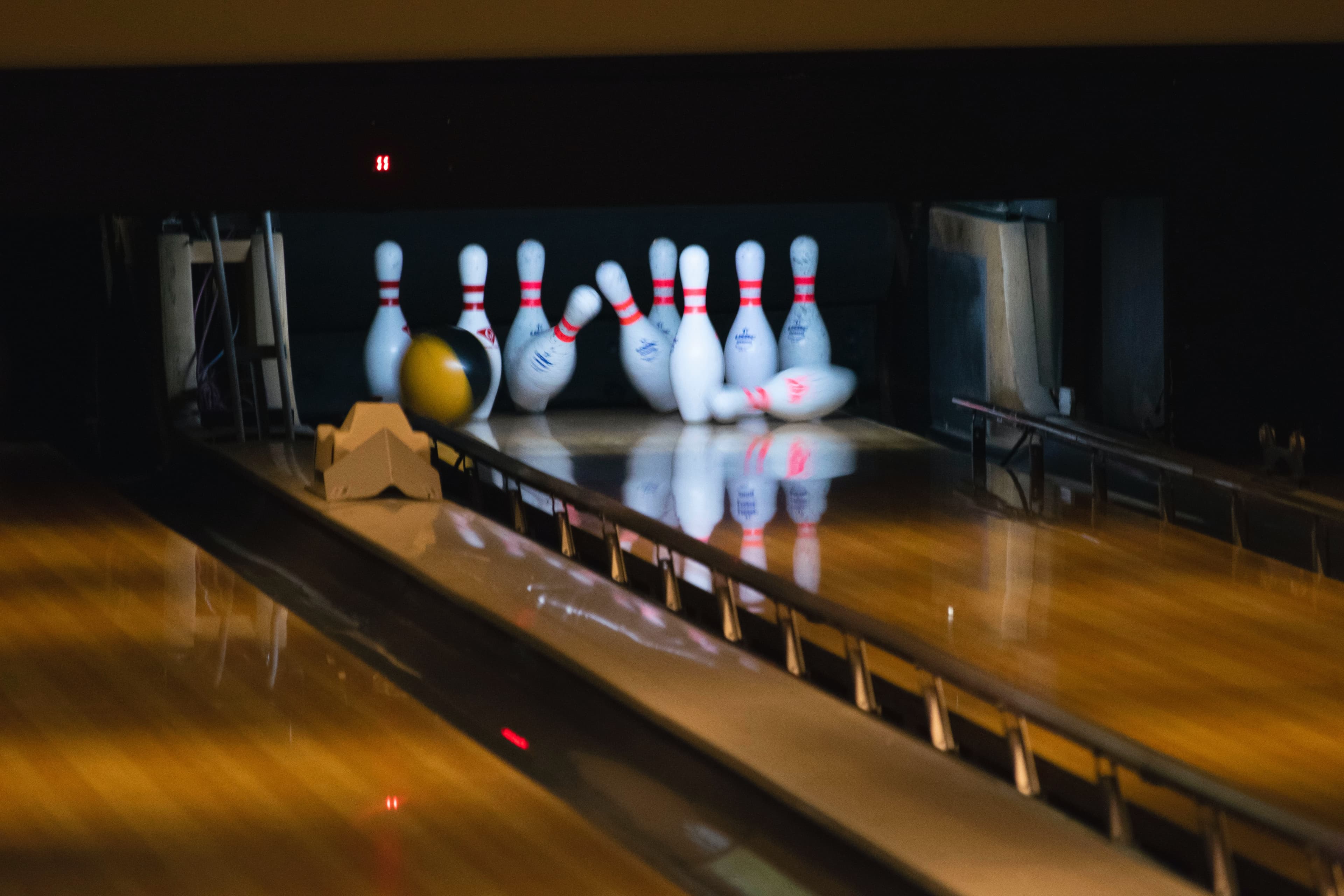 Bowling with the team