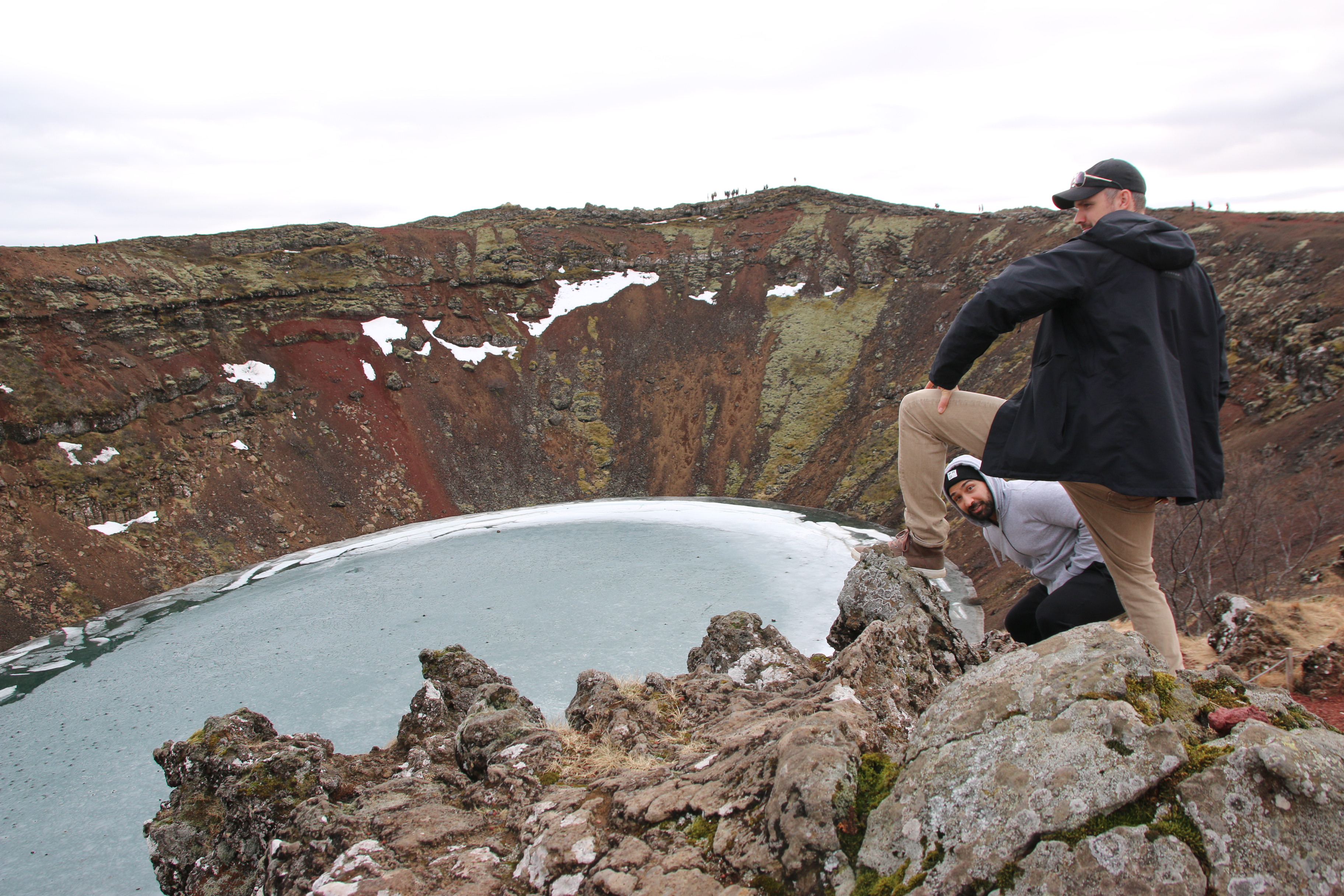 Volcanic crater